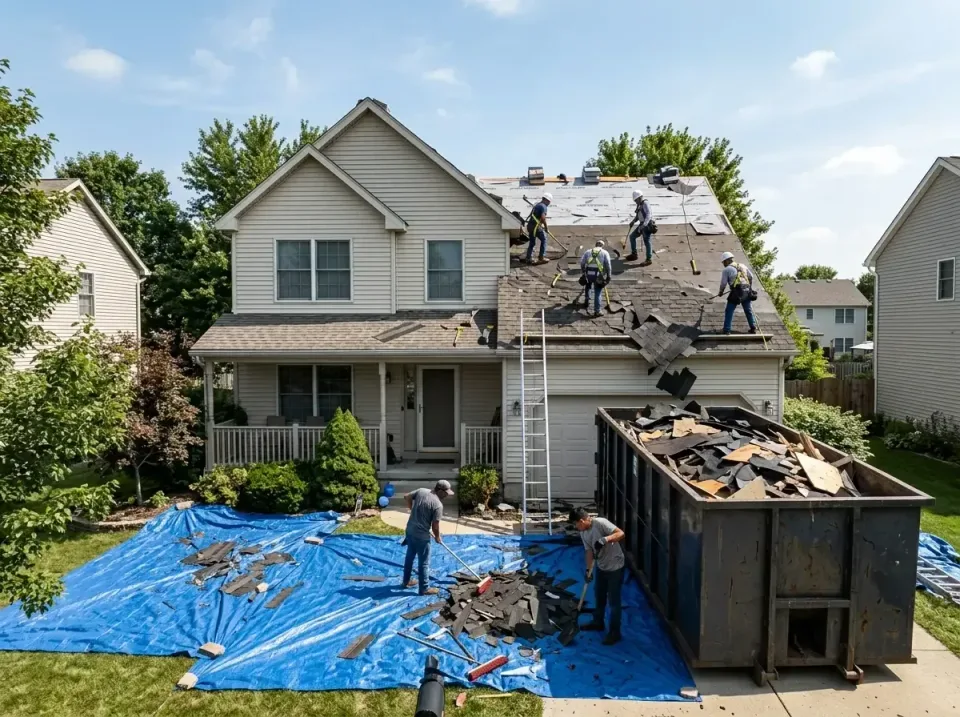 roof-replacement-debris-remova-004 — frequently asked questions, Cheapest Dumpster Rentals in Salem, IN